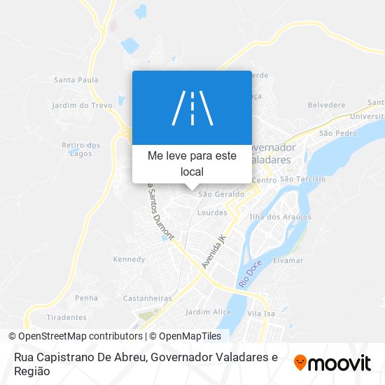 Rua Capistrano De Abreu mapa