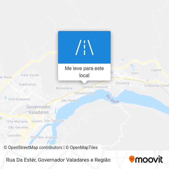 Rua Da Estér mapa