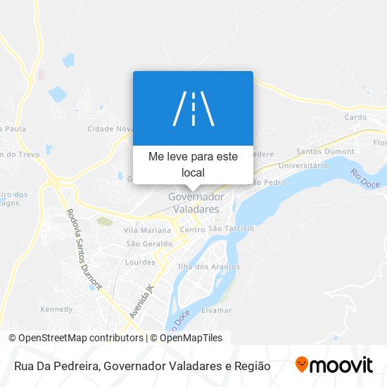 Rua Da Pedreira mapa