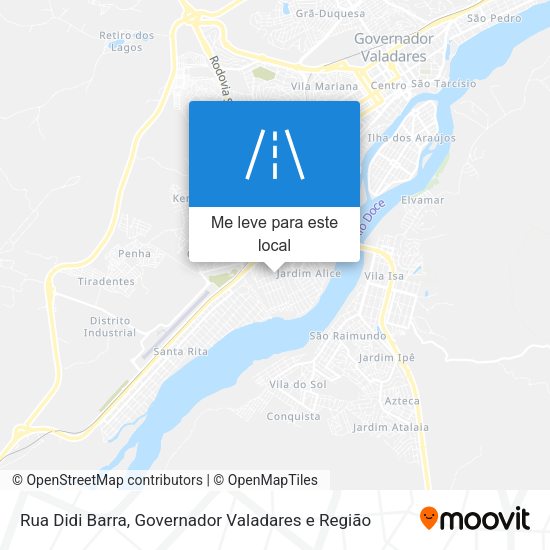 Rua Didi Barra mapa