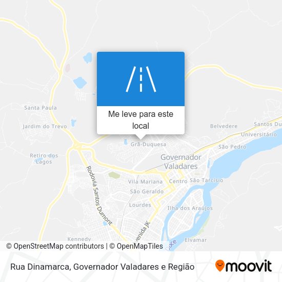 Rua Dinamarca mapa