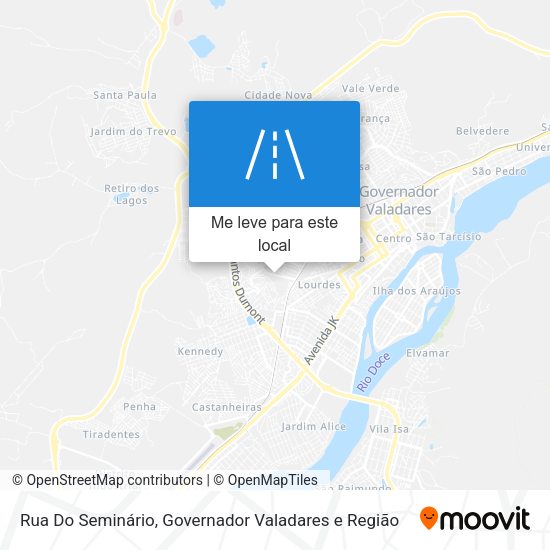 Rua Do Seminário mapa