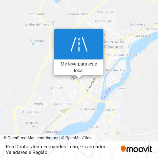 Rua Doutor João Fernandes Leão mapa