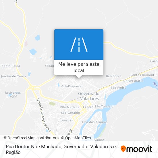 Rua Doutor Noé Machado mapa