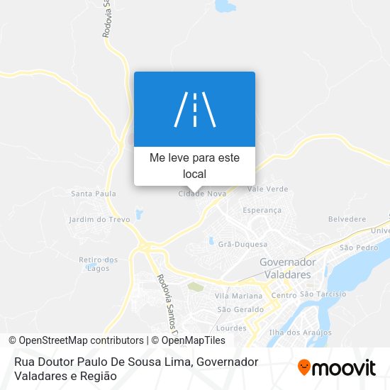 Rua Doutor Paulo De Sousa Lima mapa