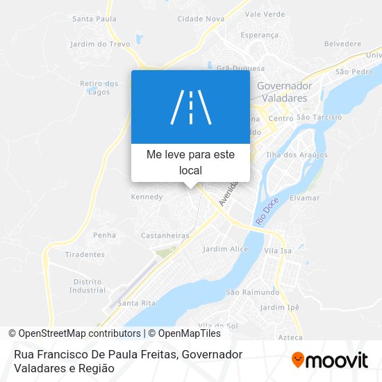 Rua Francisco De Paula Freitas mapa