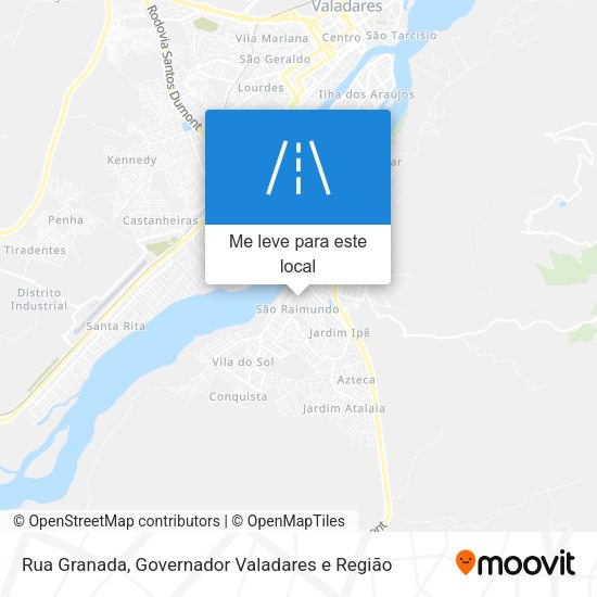 Rua Granada mapa