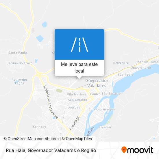 Rua Haia mapa