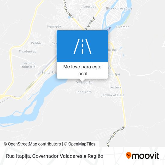 Rua Itapija mapa