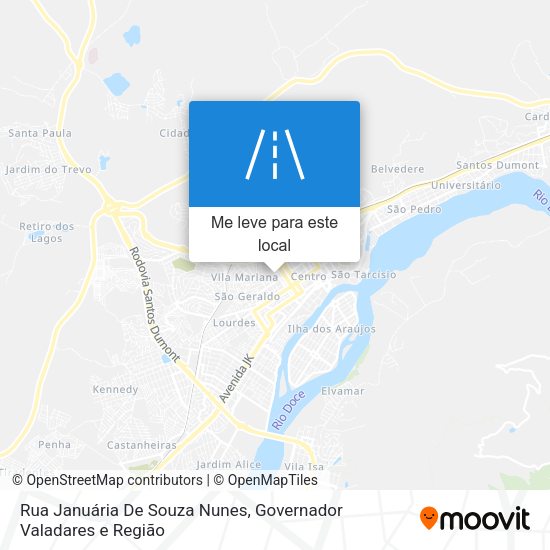 Rua Januária De Souza Nunes mapa