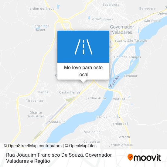 Rua Joaquim Francisco De Souza mapa