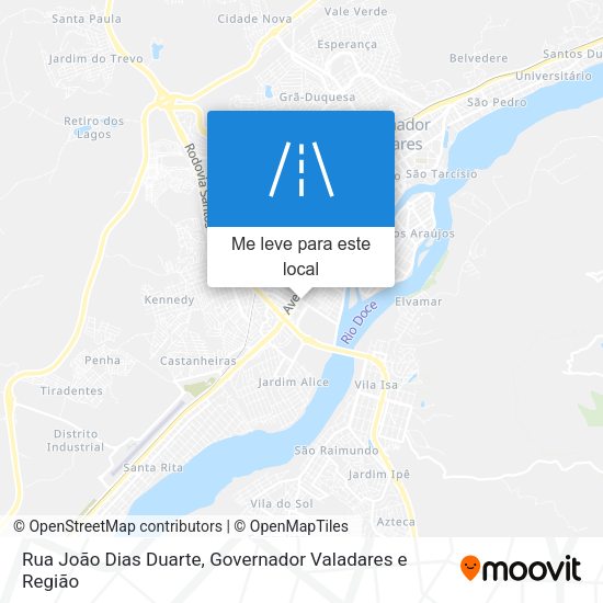Rua João Dias Duarte mapa