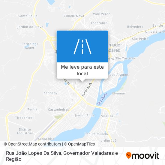 Rua João Lopes Da Silva mapa