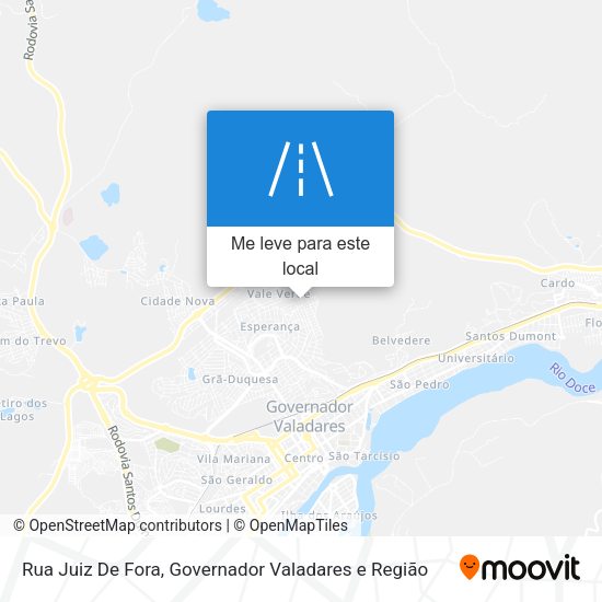 Rua Juiz De Fora mapa