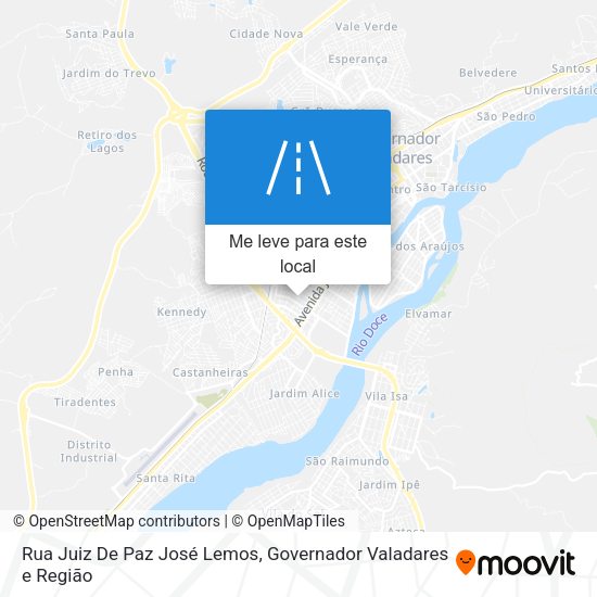 Rua Juiz De Paz José Lemos mapa