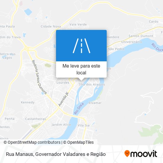 Rua Manaus mapa