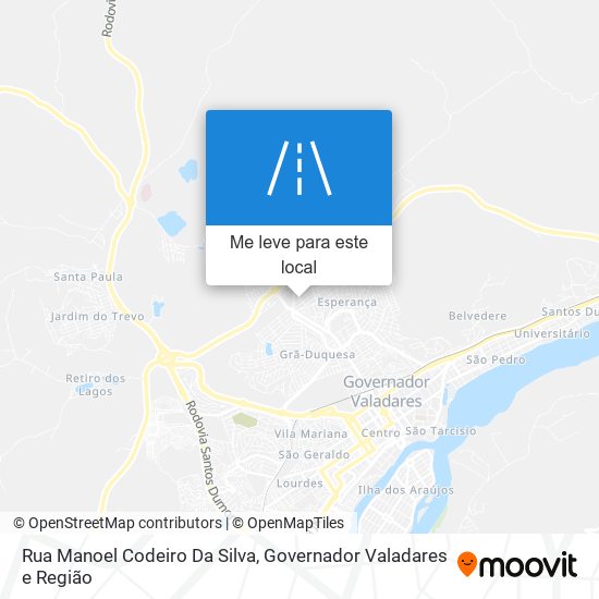 Rua Manoel Codeiro Da Silva mapa