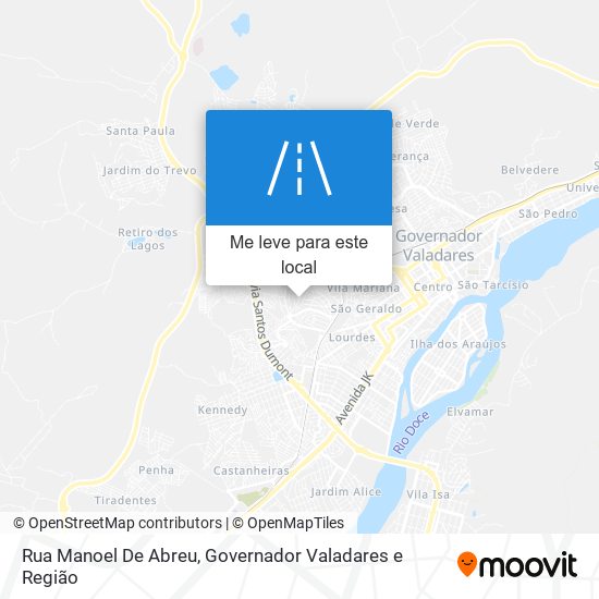 Rua Manoel De Abreu mapa
