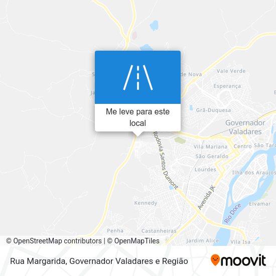 Rua Margarida mapa