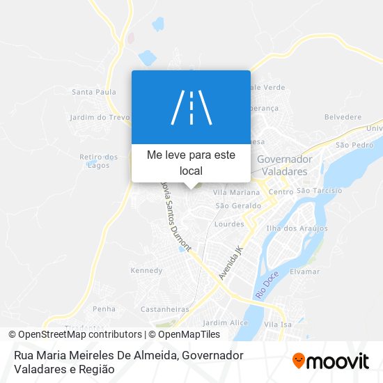 Rua Maria Meireles De Almeida mapa