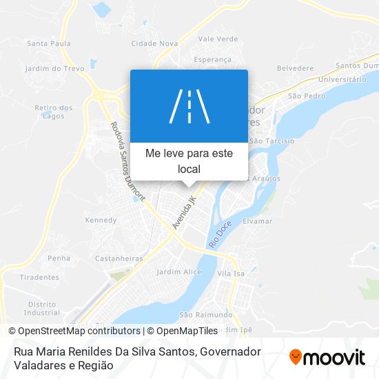 Rua Maria Renildes Da Silva Santos mapa