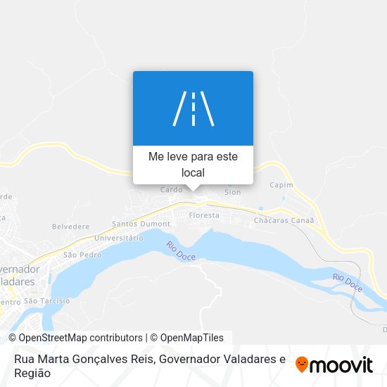 Rua Marta Gonçalves Reis mapa
