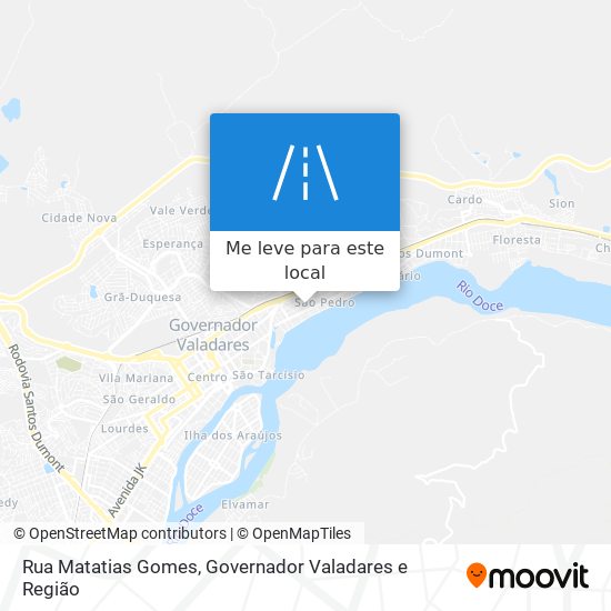 Rua Matatias Gomes mapa