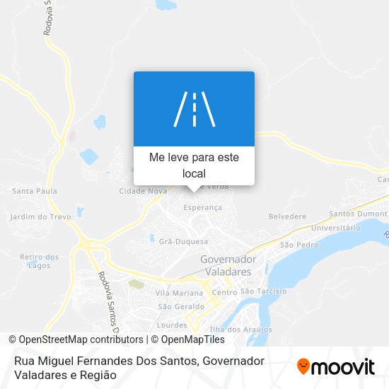 Rua Miguel Fernandes Dos Santos mapa