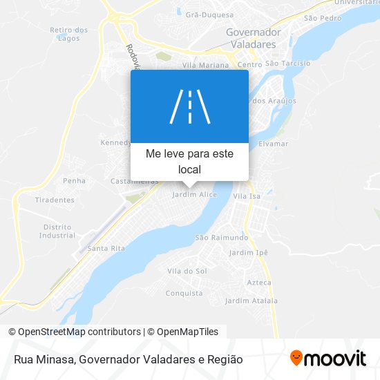 Rua Minasa mapa