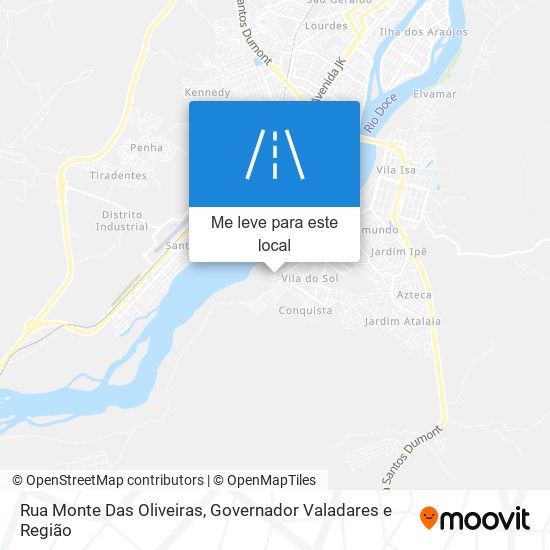 Rua Monte Das Oliveiras mapa