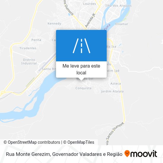 Rua Monte Gerezim mapa