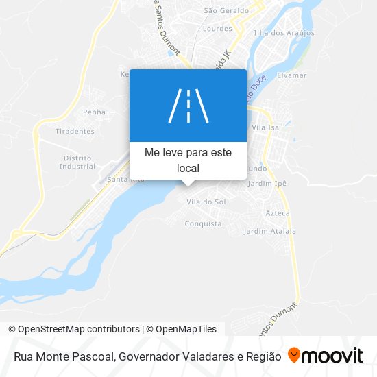 Rua Monte Pascoal mapa