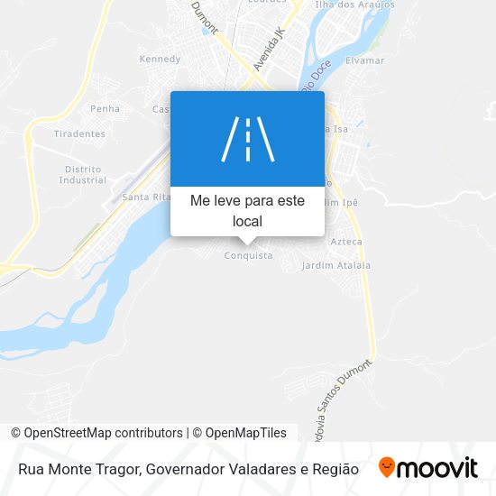 Rua Monte Tragor mapa