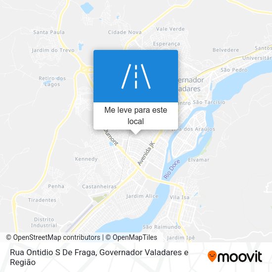 Rua Ontidio S De Fraga mapa