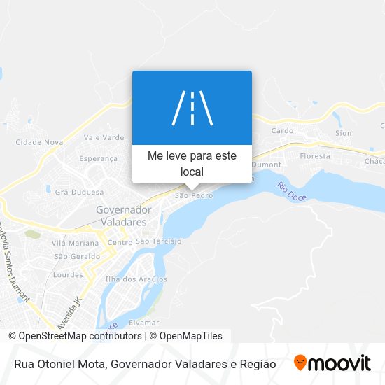Rua Otoniel Mota mapa