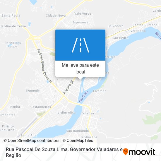Rua Pascoal De Souza Lima mapa