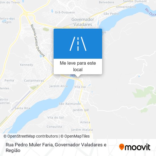 Rua Pedro Muler Faria mapa