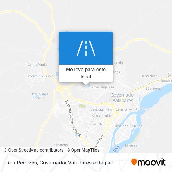 Rua Perdizes mapa