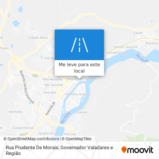 Rua Prudente De Morais mapa