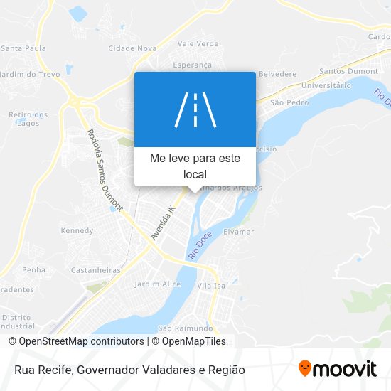 Rua Recife mapa