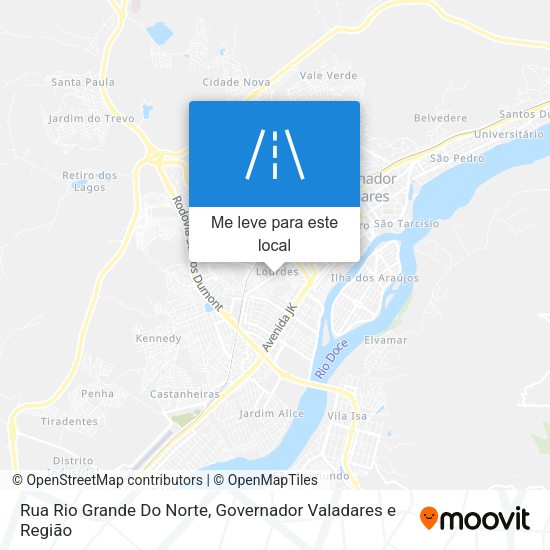 Rua Rio Grande Do Norte mapa