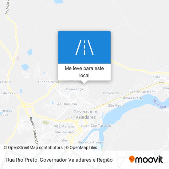 Rua Rio Preto mapa