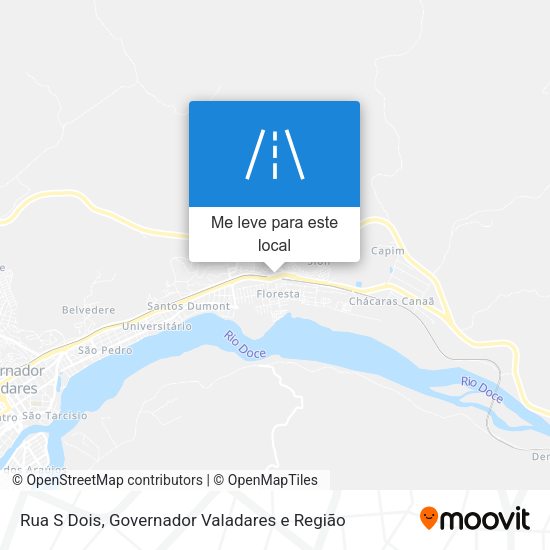 Rua S Dois mapa