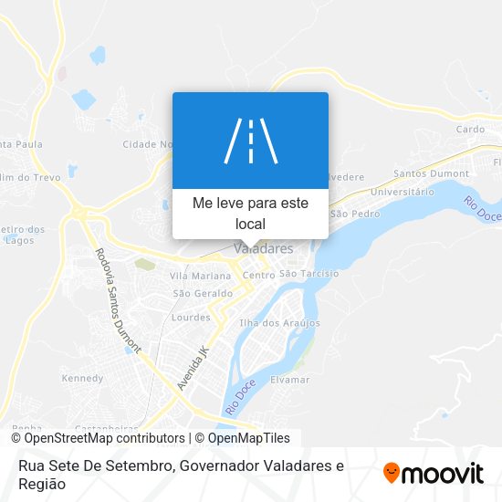 Rua Sete De Setembro mapa
