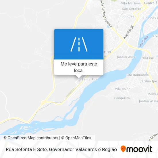 Rua Setenta E Sete mapa