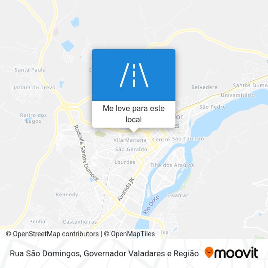 Rua São Domingos mapa