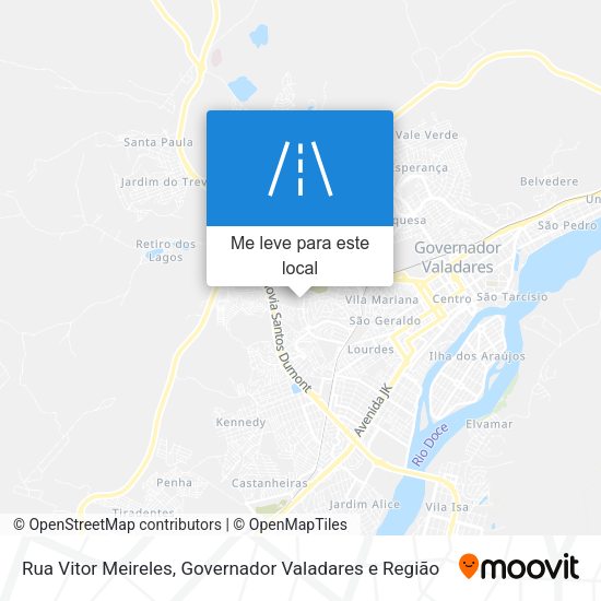 Rua Vitor Meireles mapa