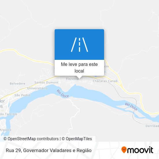 Rua 29 mapa