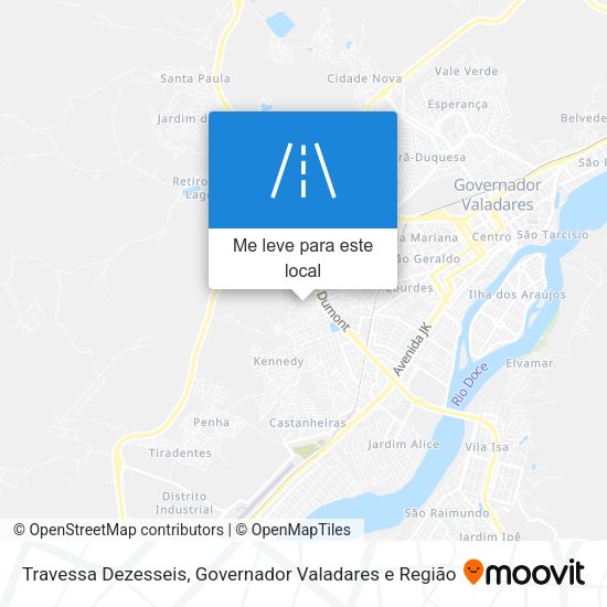 Travessa Dezesseis mapa