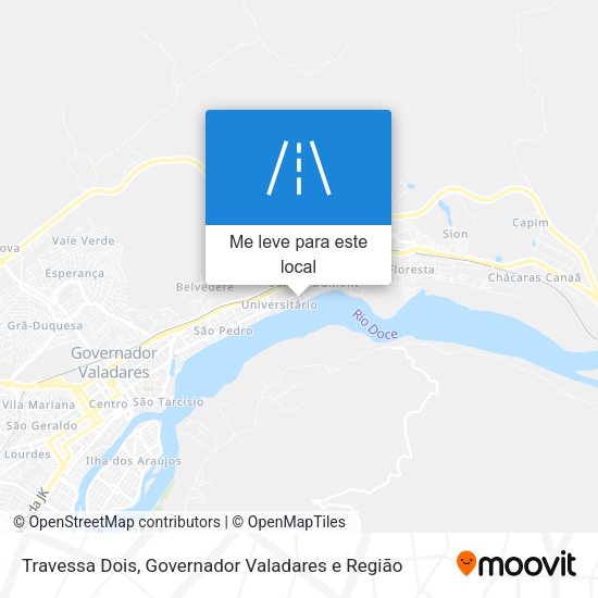 Travessa Dois mapa